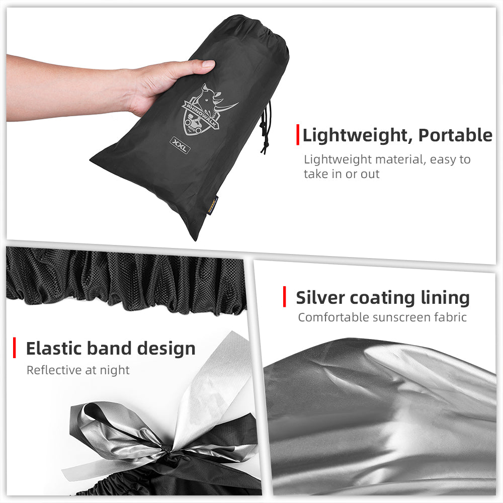 RHINOWALK F1003 XXL Size Motorcycle Anti-sun Waterproof Cover Outdoor Motorbike Foldable Polyester Cover RHINOWALK F1003 XXL Size Motorcycle Anti-sun Waterproof Cover Outdoor Motorbike Foldable Polyester Cover